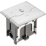 Rectangular Floor Box Assembly, Adjustable, Depth: 2