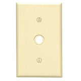 Phone/Cable Wallplate, 1-Gang, .406