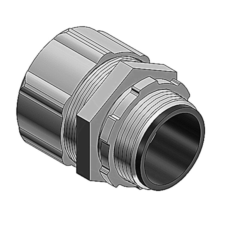 Liquidtight Connector, Insulated, High Temperature, Size: 1", Steel