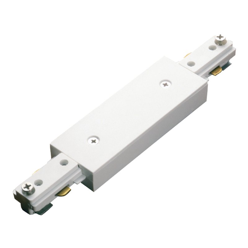 Straight Connector, Single Circuit, White
