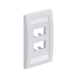 1-Gang Faceplate, 4-Port, Box Mount, Off-White By Panduit CFPE4IWY