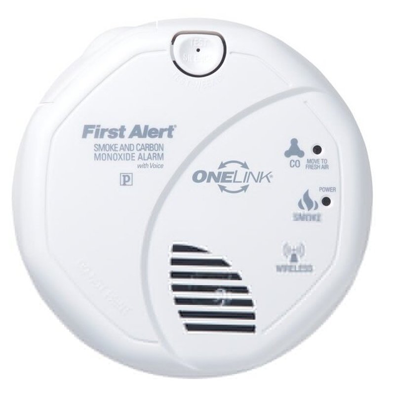 Wireless Onelink Smoke/Carbon Monoxide Alarm, Battery Operated, White