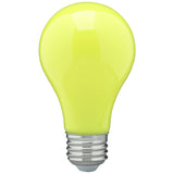 8W A19 LED Lamp, Yellow By Satco S14987