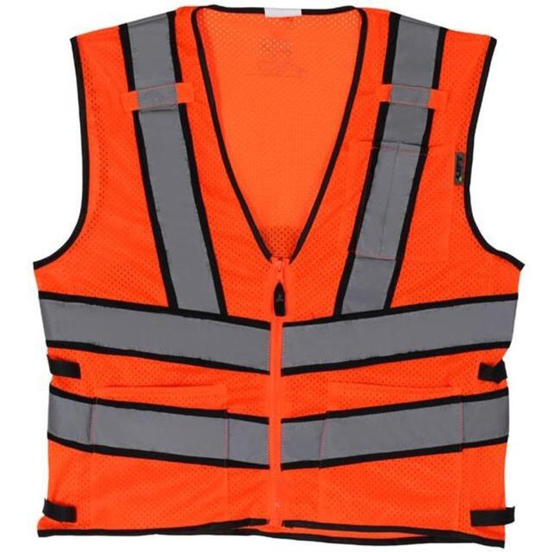 Safety Vest, Viz-Pro 2 - Size: Large, Orange