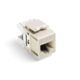 Snap-In Connector, Quickport, eXtreme 6+, CAT 6, Light Almond By Leviton 61110-RT6