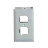 Duplex Receptacle Cover / 3000 Series Raceway, Ivory By Wiremold V3043BE