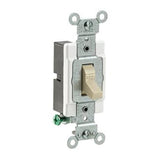 1-Pole Switch, 20 Amp, 120/277V, Ivory, Side Wired, Commercial By Leviton CS120-2I