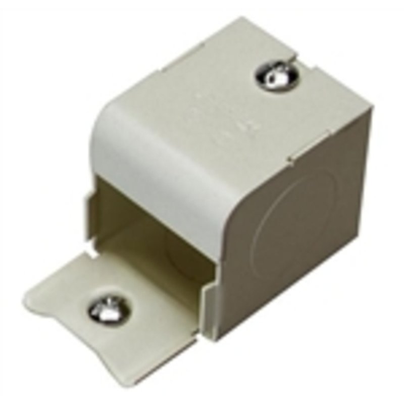 Electrical Raceway Hinge Raceway Entrance End Fitting, 2000 Series, Steel, Gray, 1/2