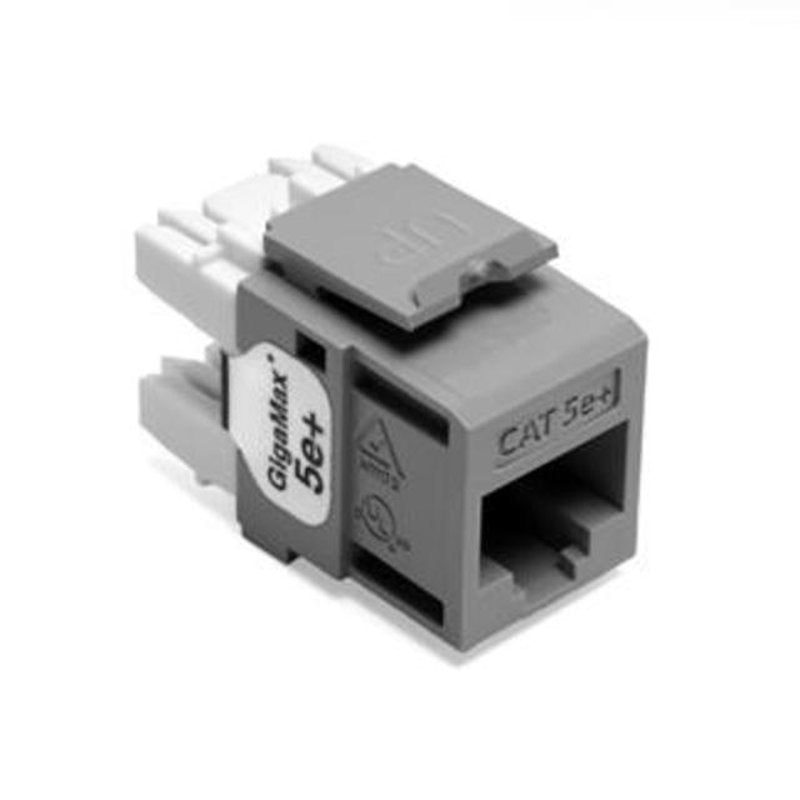 Snap-In Connector, Cat 5e+, Gray