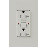 20A, 125V, Tamper Resistant GFCI Receptacle, Palladium By Lutron SCR-20-GFST-PD