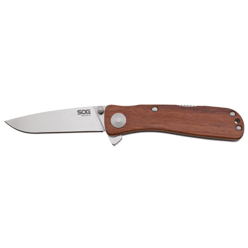 Twitch II Knife, Lockback, Wood Handle
