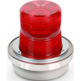 Beacon, Flashing, Halogen, 40 Watt, Red By Edwards 50R-N5-40WH
