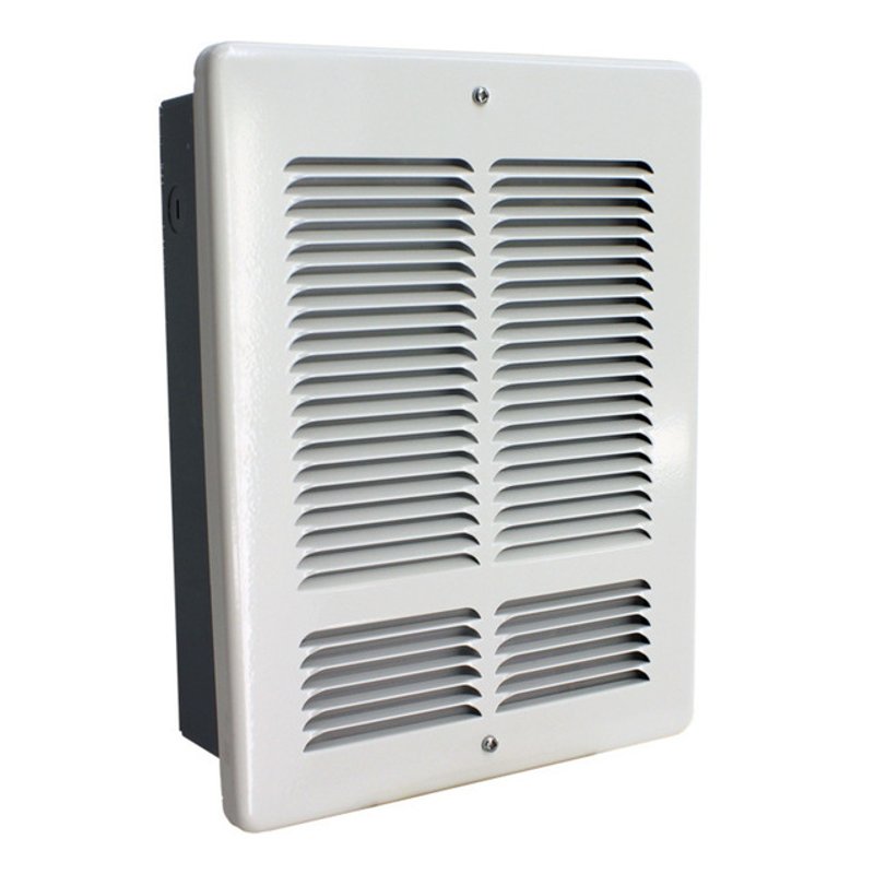 Dual Wattage 120V Wall Heater, Heatbox Interior and Grill, White