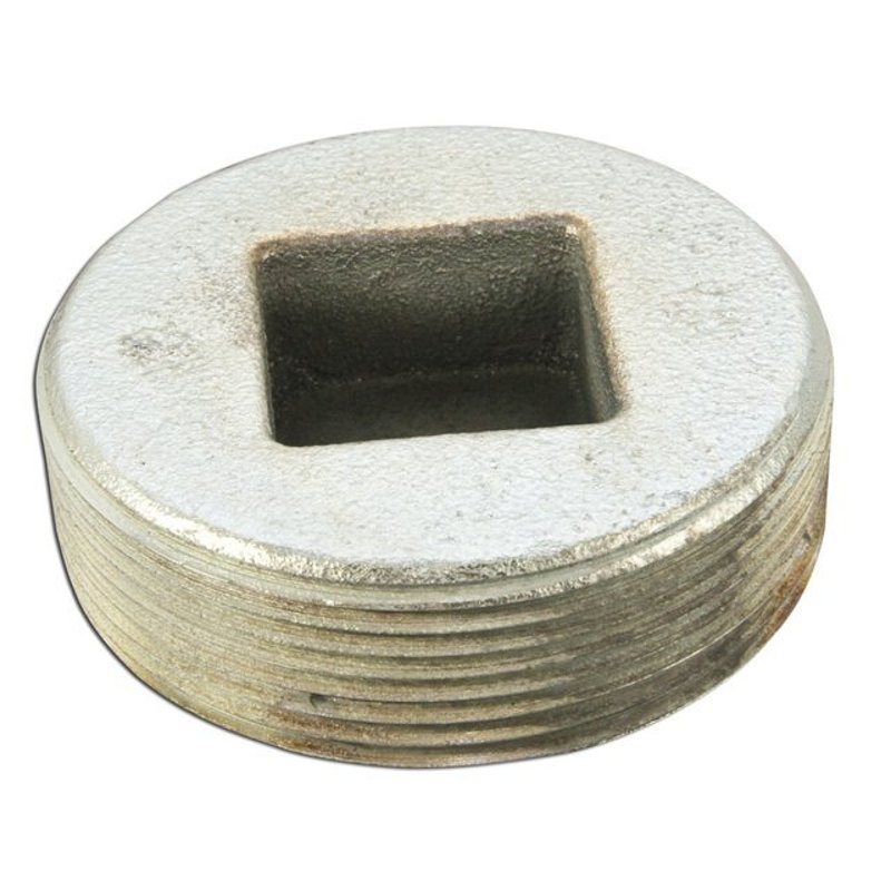 Close-Up Plug, Recessed Head, 3", Explosion-Proof, Malleable