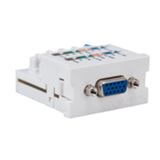 VGA 110-Termination MOS Monitor Module, White By Leviton 41295-VMW