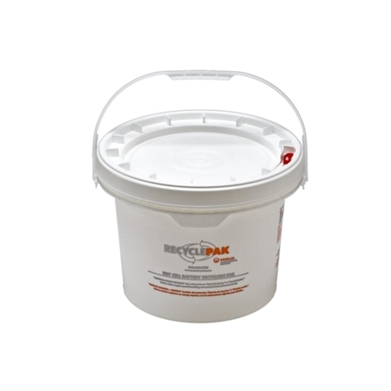 Dry Cell Battery Recycling Pail, 3.5 Gallons