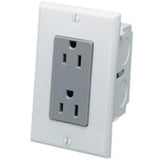 120 Volt AC Power Module, J-Box Kit (one duplex gray receptacle) By Leviton 47605-ACN