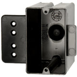 Switch Box With Bracket, 1 Gang, 3-9/16