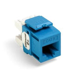 Snap-In Connector, Quickport, eXtreme 6+, CAT 6, Blue By Leviton 61110-RL6