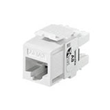 Snap-In Connector, QuickPort, eXtreme 10G, CAT 6A, White By Leviton 6110G-RW6