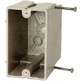 Switch/Outlet Box, 1-Gang, Non-Metallic By Allied Moulded 1096-N