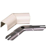 Raceway 45° Flat Elbow, Steel, Ivory, 500 Series By Wiremold V512