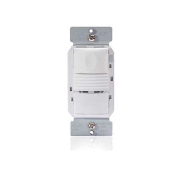 PIR Occupancy Sensor/Switch, White w/ Neutral