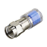 OmniConn™ RG-6 F Compression Conn Blue, 50/Jar By Ideal 89-044