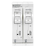 SPD (2) 1-Pole Thermal Magnetic Circuit Breakers, 20A By Leviton Load Centers LSPD2T