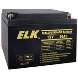 12V Battery 26 Ah By ELK 12260