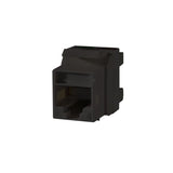 Snap-In Connector TechChoice CAT 6 Black By Ortronics KS6A-00
