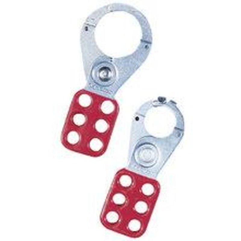 Safety Lockout Hasp, 1-1/2" Jaw, 2/Card