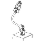 HID Fixture Hook & Plug, 3' Cord By Lithonia Lighting HC3P L7-15P U