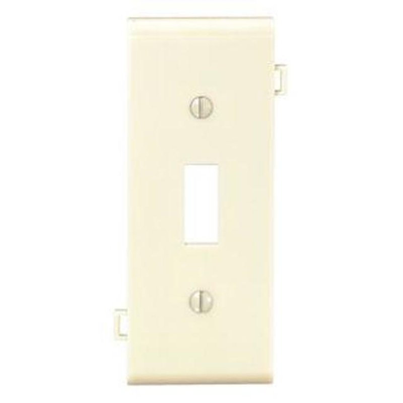 Sectional Wallplate, Toggle, Center Section, Nylon, Ivory