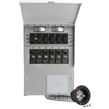 Transfer Switch, Manual, 30A, 120/240VAC, 6 Spaces, 7.5kW By Reliance Controls 306A