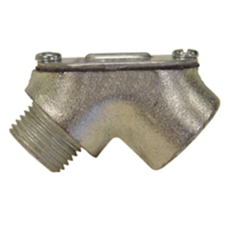 Pulling Elbow, 90°, Male/Female, 1-1/2", Gasketed, Malleable Iron