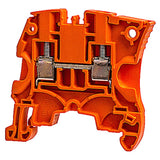 Terminal Block, Feed Through, 4mm, Orange By Entrelec 1SNK 506 030 R0000