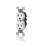 15A Weather/Tamper 5-15R Duplex Receptacle, White By Leviton W5320-T0W