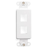 Multimedia Decora Insert, 2-Port, White By Leviton 41642-W