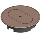 Round Duplex Receptacle Cover, Diameter: 5