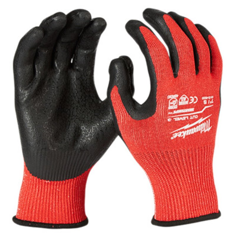 Cut Level 3 Nitrile Dipped Gloves - Small
