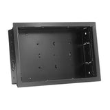 In-Wall Storage Box with Flange, Black By Wiremold WMPAC525F