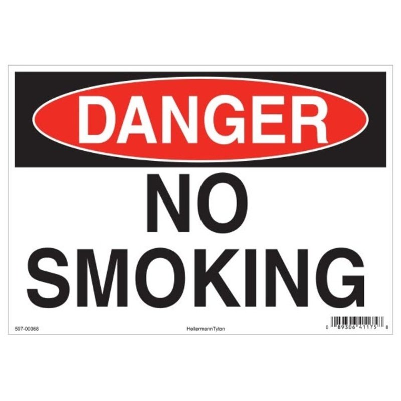 Danger/No Smoking Labels, (25PK)