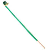 Grounding Pigtail/Screw, 12 AWG Solid, 6-1/2