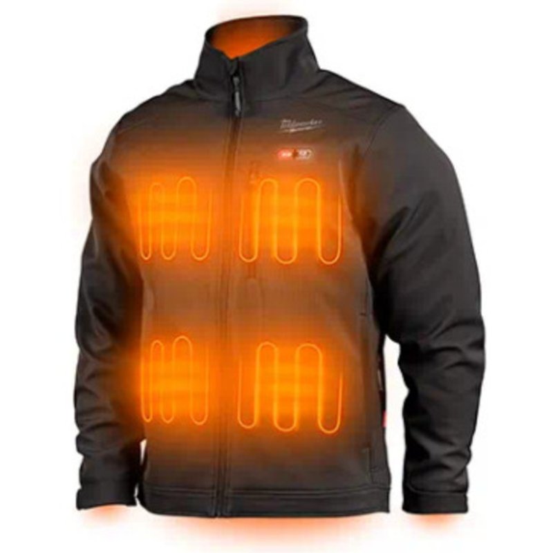 M12™ Heated Toughshell™ Jacket, L, Gray (Jacket Only)