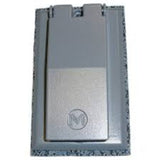 Weatherproof Cover, 1 Gang, GFCI/Decora Type, Vertical Mount, Aluminum, Gray By Mulberry Metal 30554