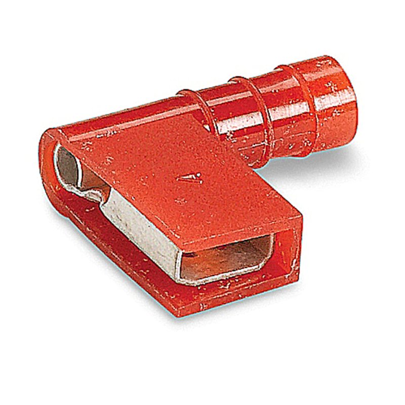 Female Disconnect, Nylon Barrel Insulated, 22 - 18 AWG, .25" x .032" Tab, Red
