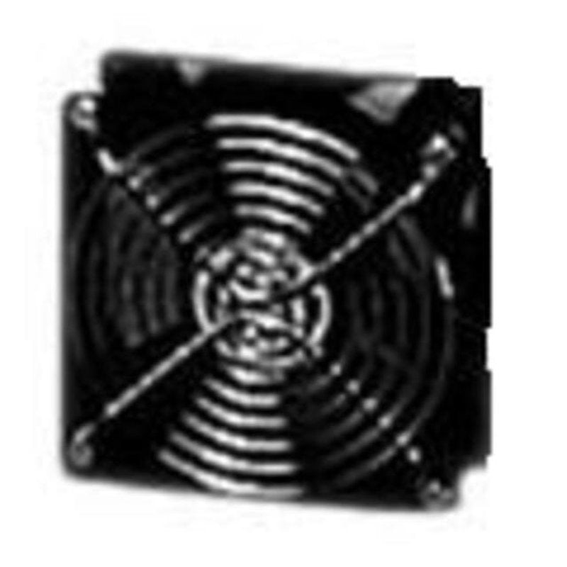 Axial Fan, Compact, 4", 115VAC, 50/60Hz, Black