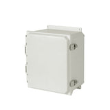 Metal Snap Latch Hinged Solid/Opaque Cover  By Allied Moulded AMU864LF