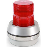 Horn & Halogen Flashing Beacon, 120VAC, Red By Edwards 51R-N5-40W
